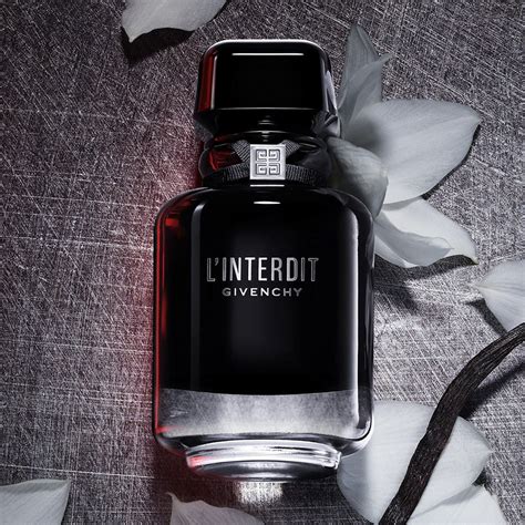 givenchy l'interdit intense eau de parfum stores|amende sens interdit givenchy.